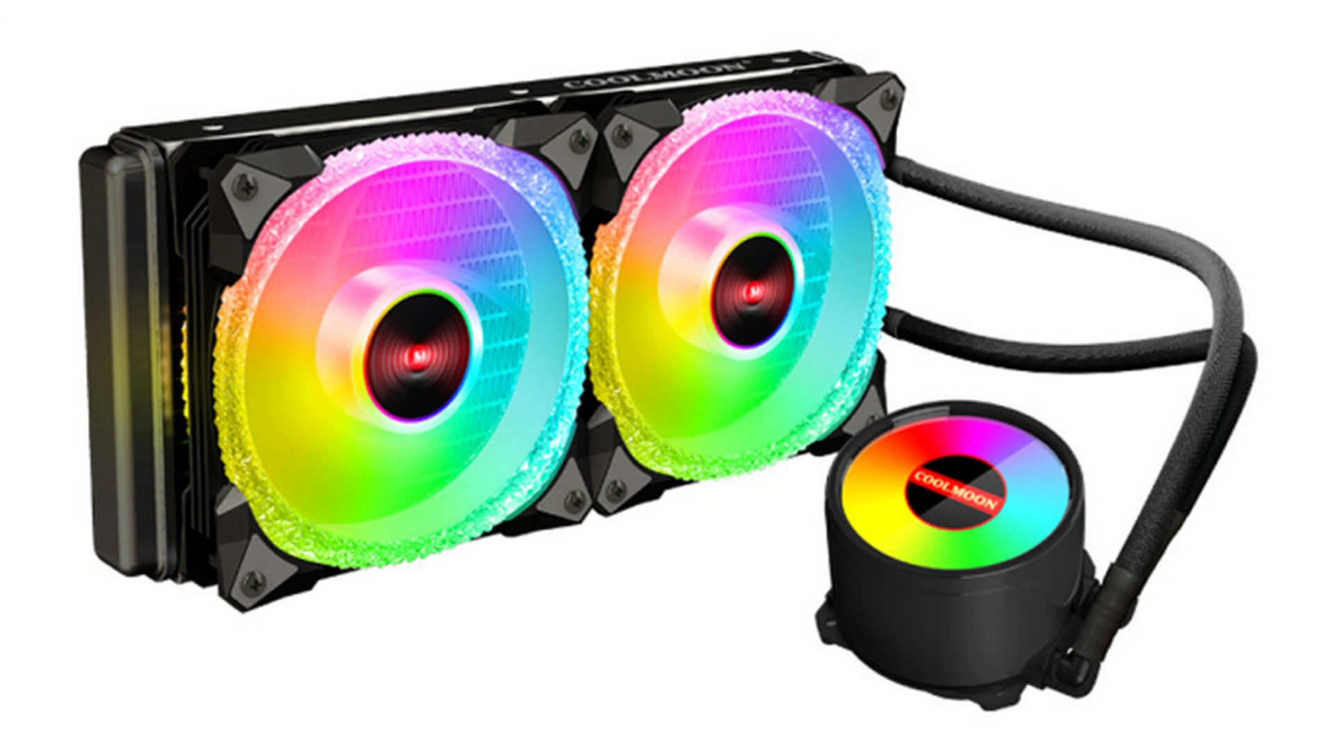 Tản nhiệt nước COOLMOON ICEMOON 240 Black Diamond 1 Tản nhiệt nước COOLMOON ICEMOON 240 Black Diamond