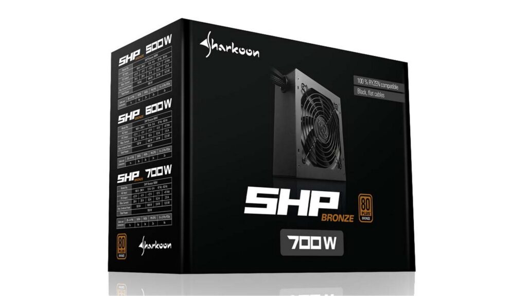 Nguồn máy tính Sharkoon SHP Bronze 700w (700W | 80 Plus Bronze | Non Modular) 5 Nguồn máy tính Sharkoon SHP Bronze 700w (700W | 80 Plus Bronze | Non Modular)