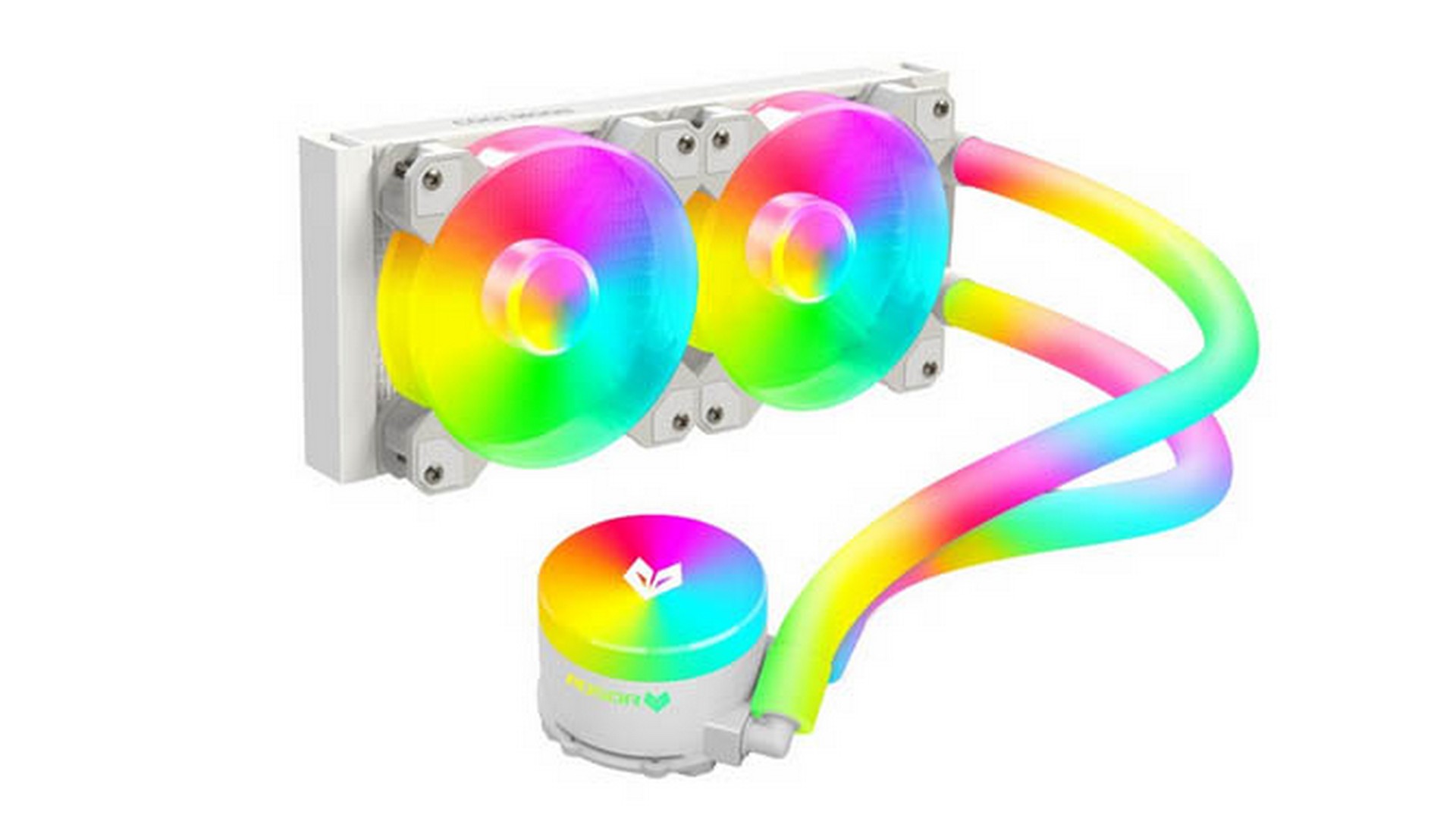 Tản nhiệt nước COOLMOON AS240 RGB White 1 Tản nhiệt nước COOLMOON AS240 RGB White