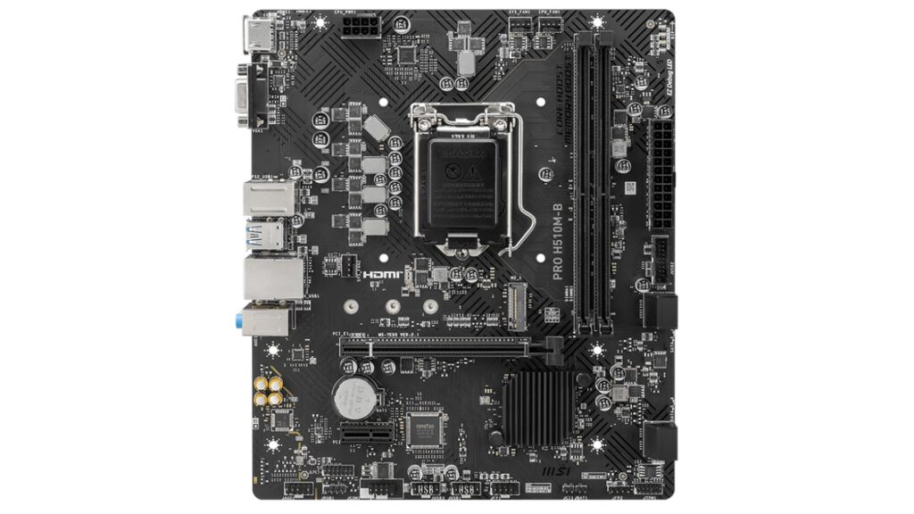 Mainboard MSI PRO H510M-B (Socket 1200 | m-ATX | 2 khe RAM DDR4) 7 Mainboard MSI PRO H510M-B (Socket 1200 | m-ATX | 2 khe RAM DDR4)