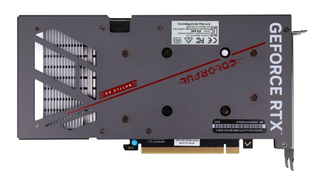 Card Màn Hình Colorful GeForce RTX 4060 NB DUO 8GB 8 Card Màn Hình Colorful GeForce RTX 4060 NB DUO 8GB