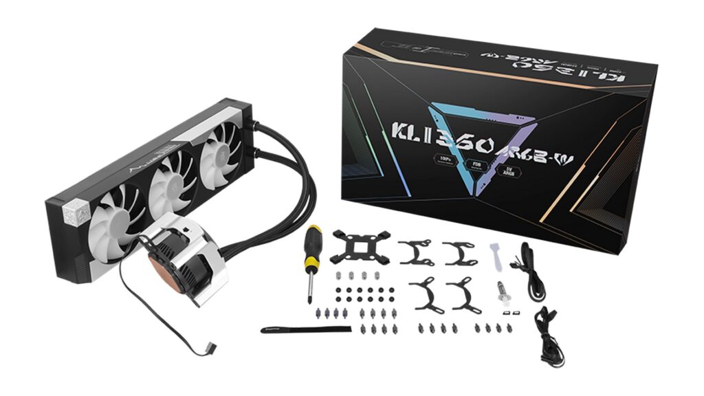 Tản nhiệt nước Segotep KL II 360 ARGB Black 6 Tản nhiệt nước Segotep KL II 360 ARGB Black