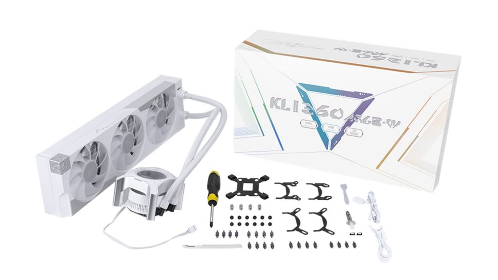 Tản nhiệt nước Segotep KL II 360 ARGB White 6 Tản nhiệt nước Segotep KL II 360 ARGB White