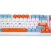 Bàn phím cơ Darmoshark K7-Pro Gulf Racing - Gateron silver/yellow pro 2 Bàn phím cơ Darmoshark K7-Pro Gulf Racing - Gateron silver/yellow pro