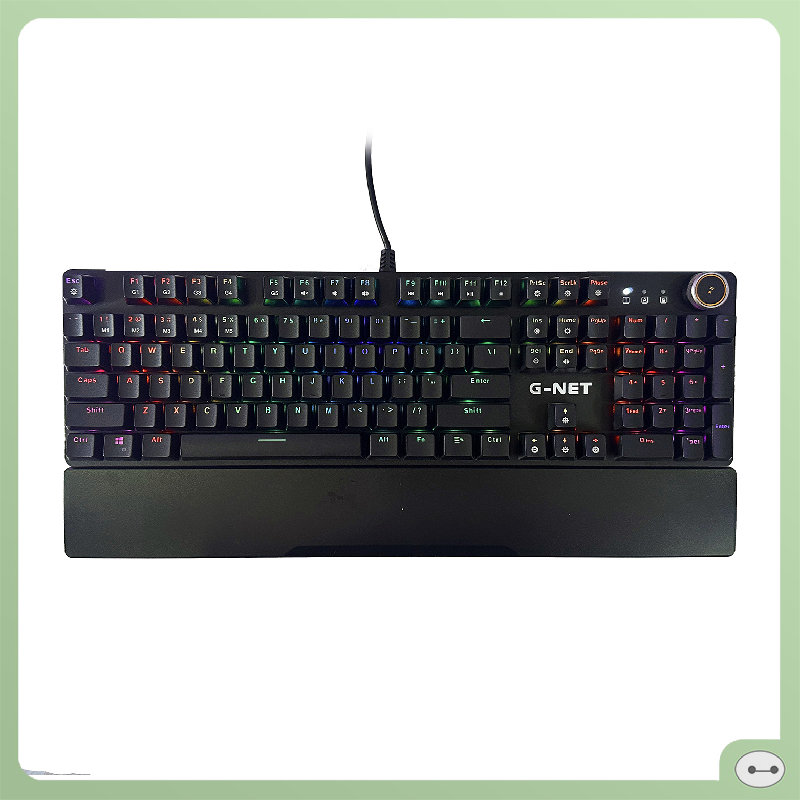 Bàn phím giả cơ G-Net GK315S RGB (Đen)