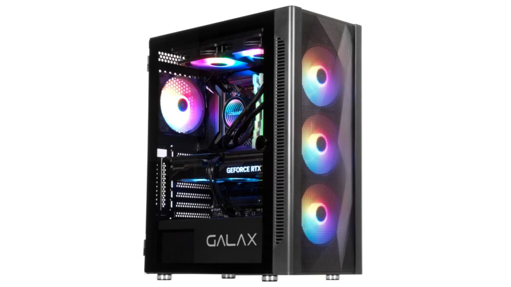 Vỏ case Galax Revolution 06 ARGB ( Đen | Kèm bộ Fan ) 11 Vỏ case Galax Revolution 06 ARGB ( Đen | Kèm bộ Fan )