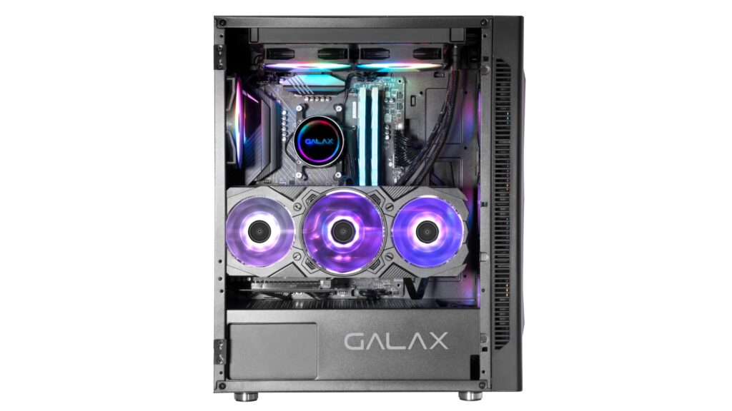 Vỏ case Galax Revolution 06 ARGB ( Đen | Kèm bộ Fan ) 9 Vỏ case Galax Revolution 06 ARGB ( Đen | Kèm bộ Fan )