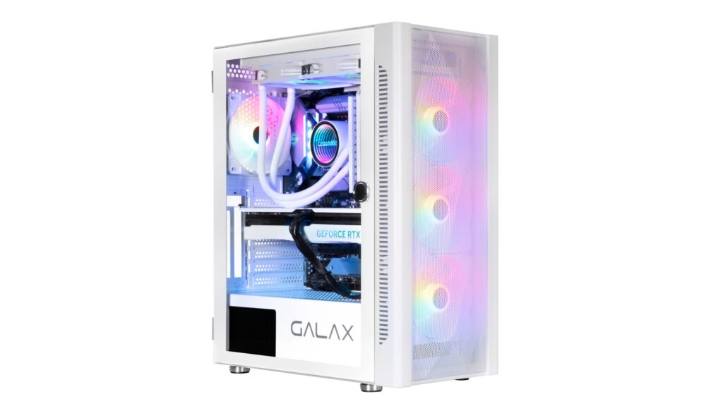 Vỏ case Galax Revolution 06 ARGB (Trắng | Kèm bộ Fan) 11 Vỏ case Galax Revolution 06 ARGB (Trắng | Kèm bộ Fan)