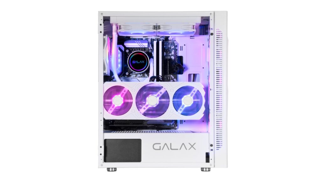 Vỏ case Galax Revolution 06 ARGB (Trắng | Kèm bộ Fan) 7 Vỏ case Galax Revolution 06 ARGB (Trắng | Kèm bộ Fan)