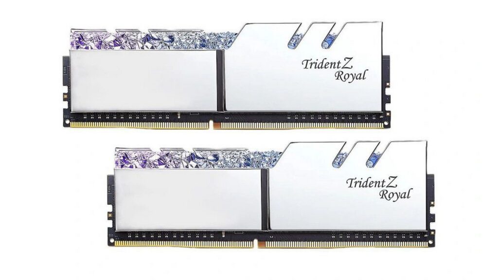 RAM Desktop GSKILL Trident Z Royal 16GB (2x8GB) DDR4 3200MHz (F4-3200C16D-16GTRS)