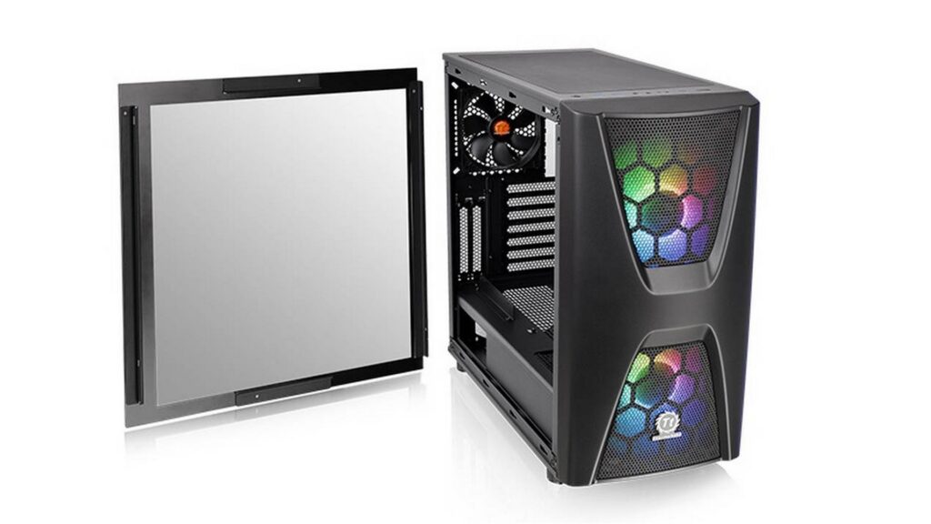 Vỏ case Thermaltake Commander C34 TG ARGB - Black ATX (Sẵn 2 FAN ARGB 20cm) 7 Vỏ case Thermaltake Commander C34 TG ARGB - Black ATX (Sẵn 2 FAN ARGB 20cm)