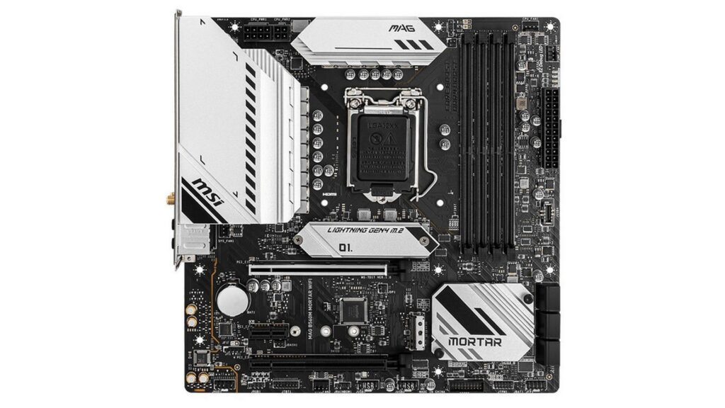 Mainboard MSI MAG B560M MORTAR WIFI (Intel Socket 1200, mATX, 4 khe RAM DDR4) 6 Mainboard MSI MAG B560M MORTAR WIFI (Intel Socket 1200, mATX, 4 khe RAM DDR4)