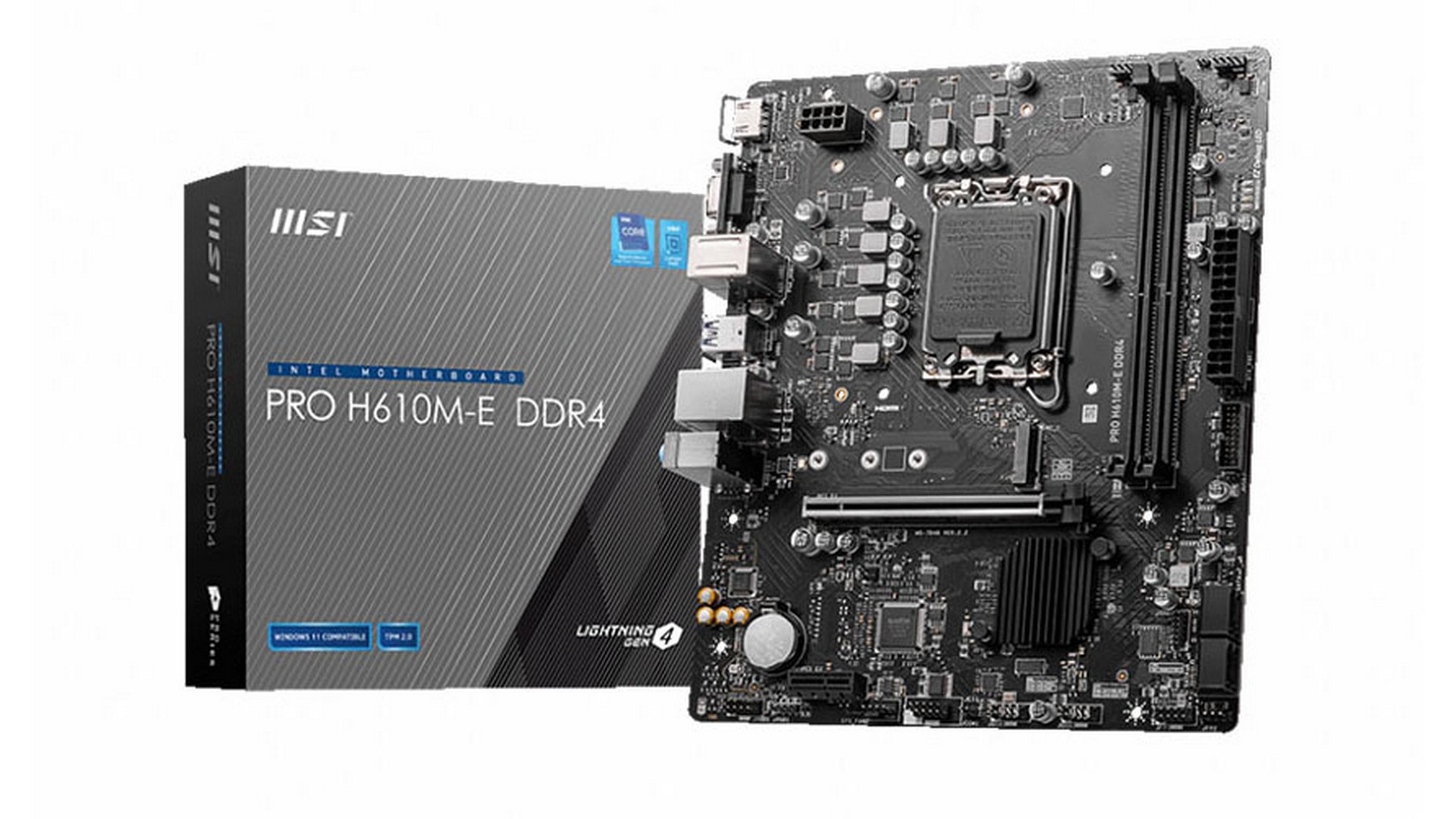 Mainboard MSI PRO H610M-E DDR4 (LGA1700 | 2 Khe RAM | M-ATX) 1 Mainboard MSI PRO H610M-E DDR4 (LGA1700 | 2 Khe RAM | M-ATX)