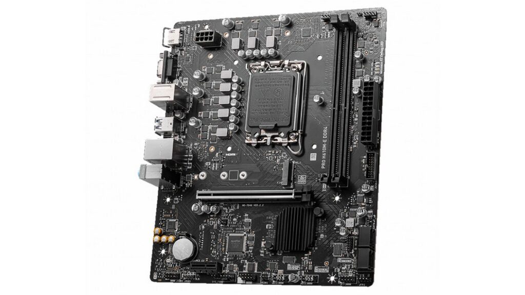 Mainboard MSI PRO H610M-E DDR4 (LGA1700 | 2 Khe RAM | M-ATX) 7 Mainboard MSI PRO H610M-E DDR4 (LGA1700 | 2 Khe RAM | M-ATX)