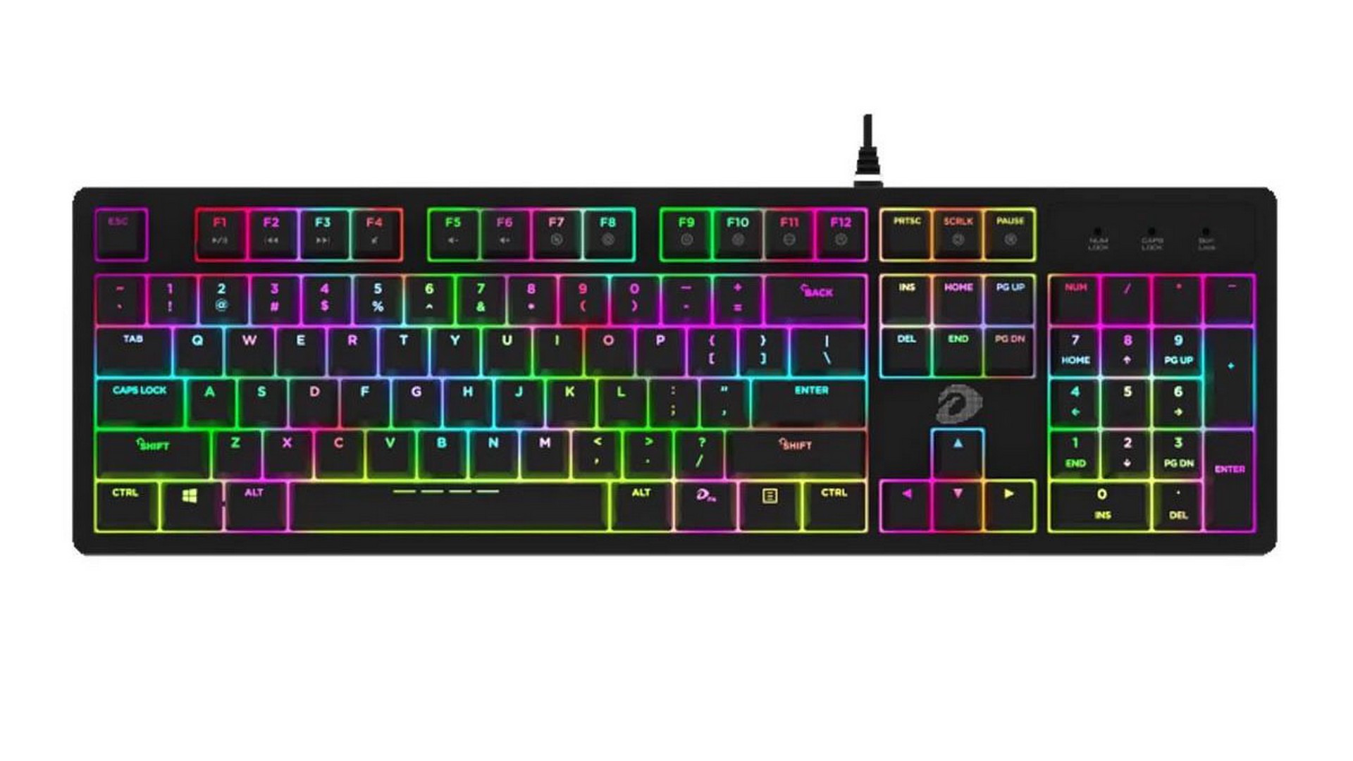 Bàn phím cơ DareU EK1280 V2 RGB Red Switch