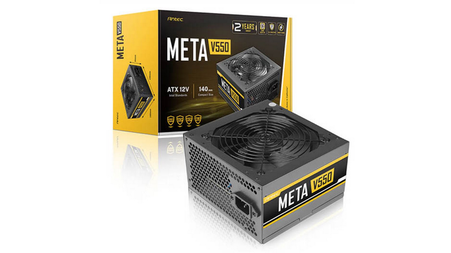 Nguồn máy tính ANTEC Meta V550 (550W | Non-Modular) 1 Nguồn máy tính ANTEC Meta V550 (550W | Non-Modular)