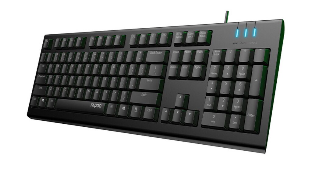 Bàn phím RAPOO NK1800 (USB | Black)