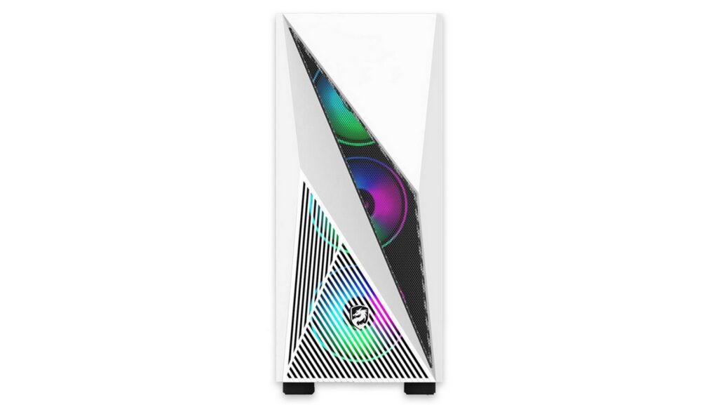 Vỏ Case VITRA POSEIDON R12 White (Mid Tower / Trắng / Tặng kèm 3 fan RGB)