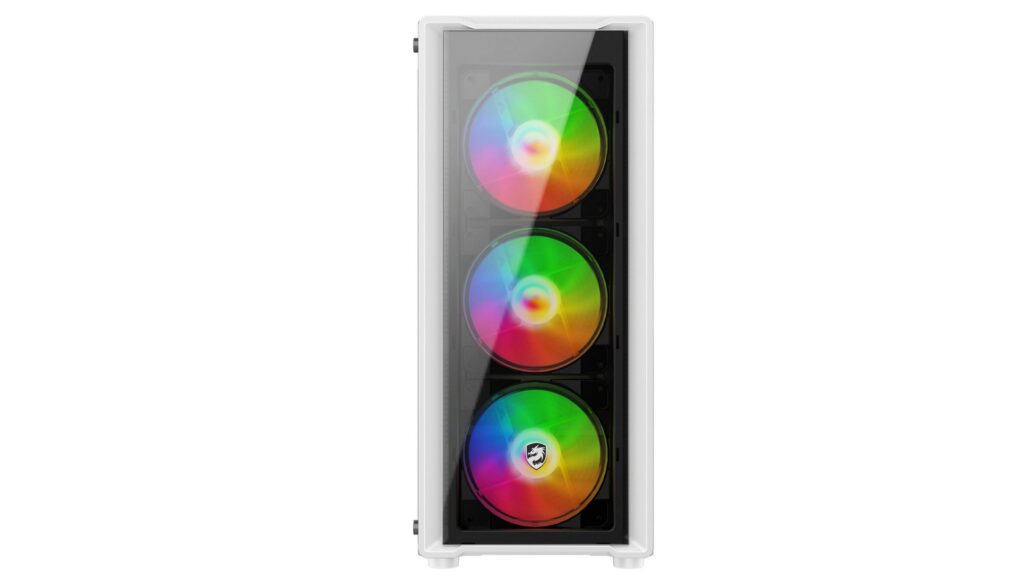 Vỏ Case Vitra Ceres V305-G White (Mid Tower / Trắng / Tặng kèm 3 fan RGB)
