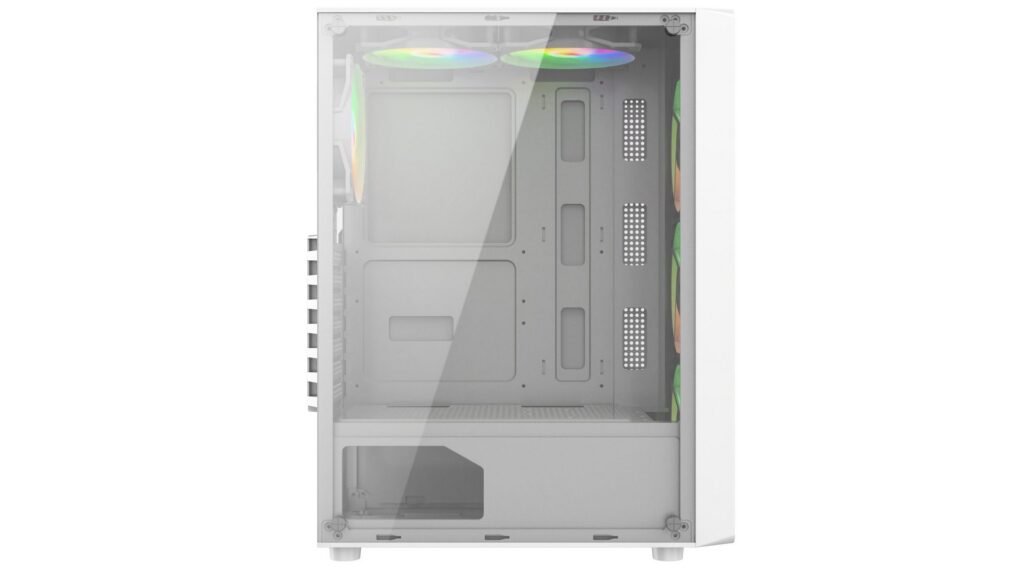 Vỏ Case Vitra Ceres V305-G White (Mid Tower / Trắng / Tặng kèm 3 fan RGB)