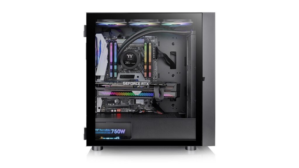 Vỏ case Thermaltake H570 TG ARGB Black 10 Vỏ case Thermaltake H570 TG ARGB Black
