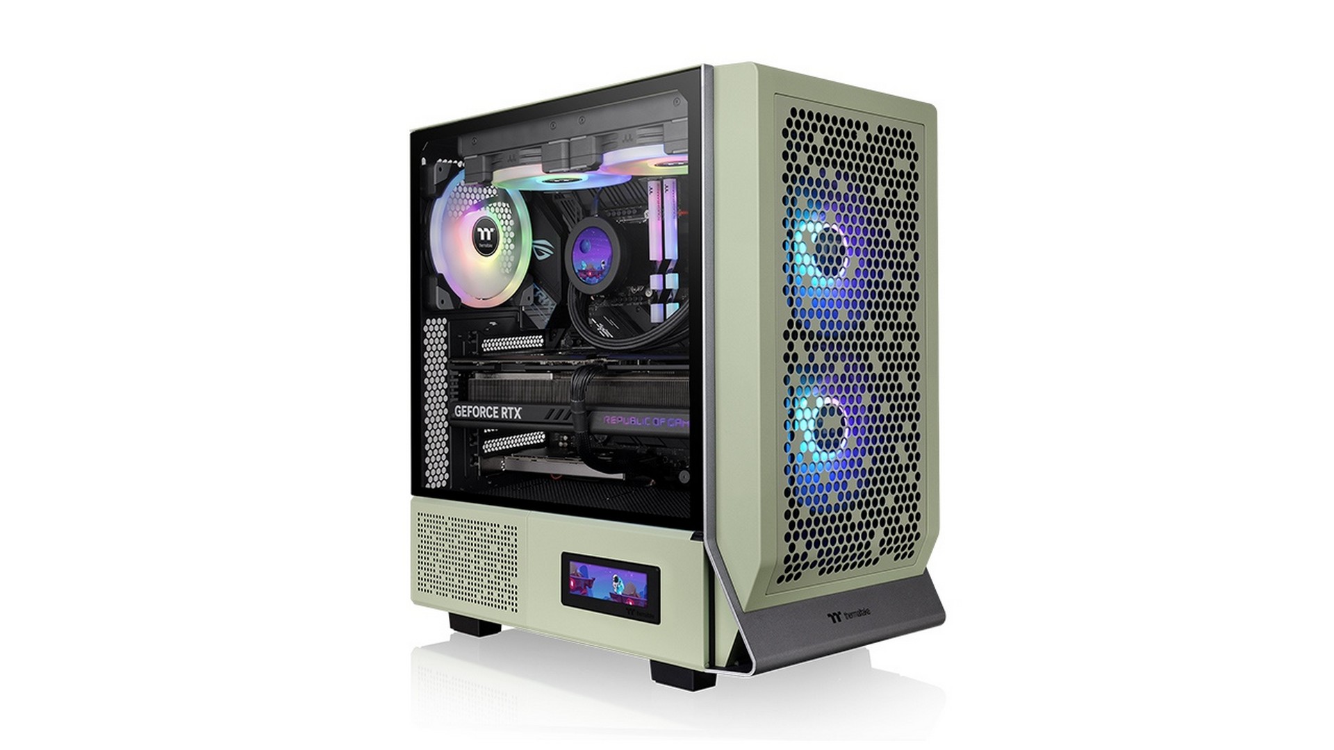 Vỏ case Thermaltake Ceres 300 TG ARGB Matcha Green