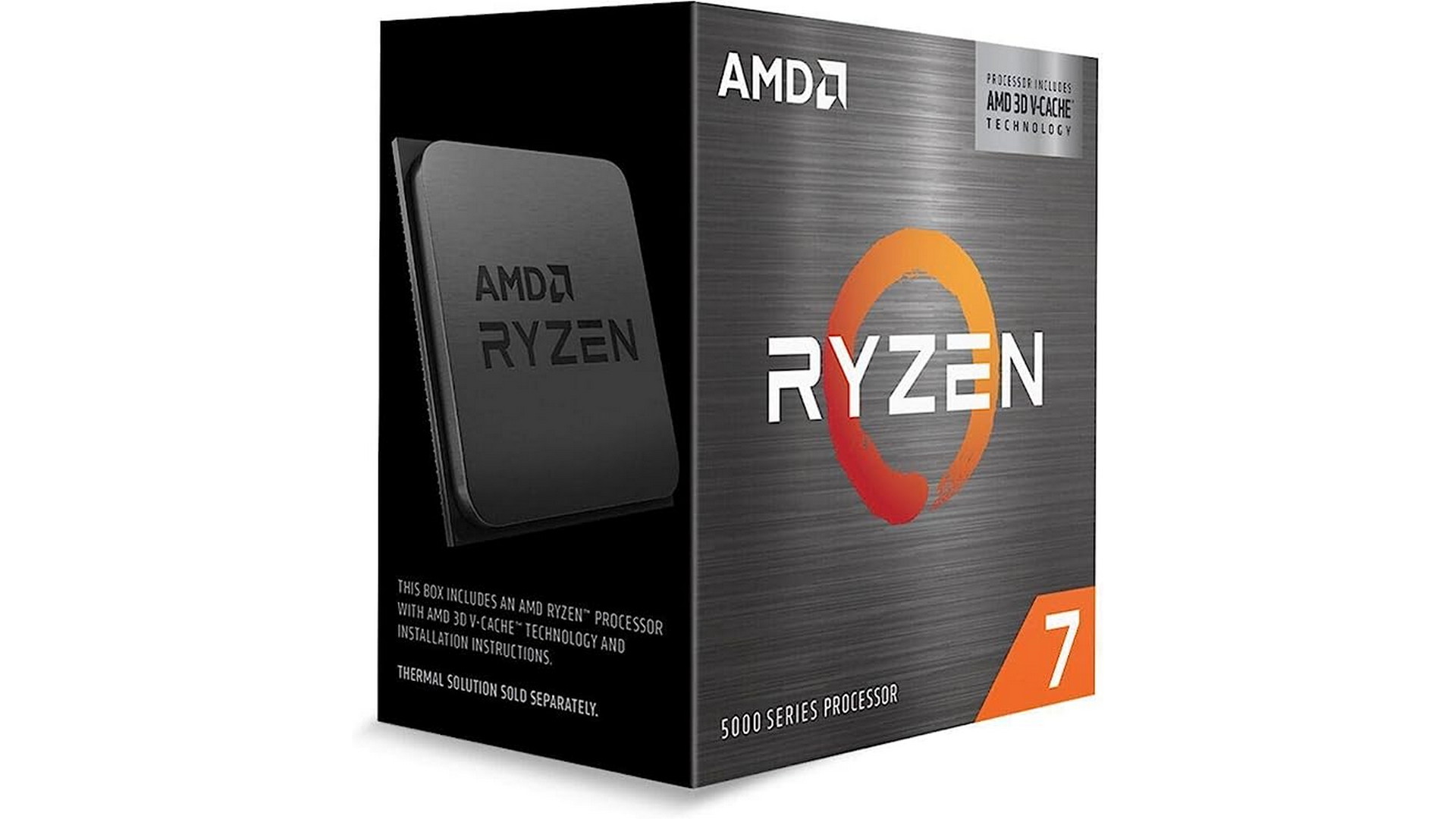 CPU AMD Ryzen 7 5700X3D (8 Nhân / 16 Luồng | 3.0GHz Boost 4.1GHz | 100MB Cache | TDP 105W | Socket AM4)