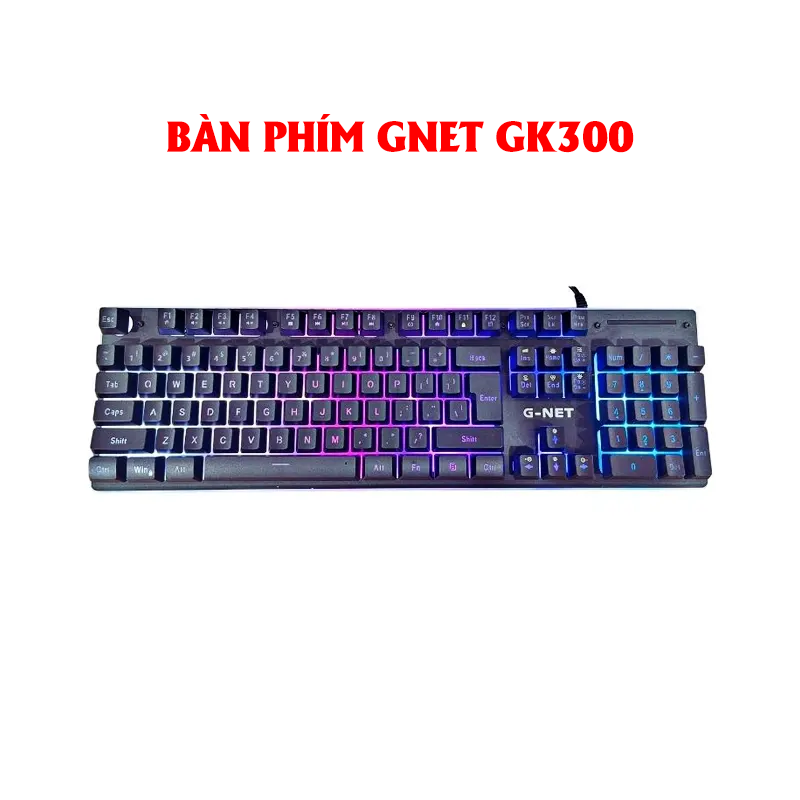 Bàn phím giả cơ Gnet GK300 chống nước LED RGB