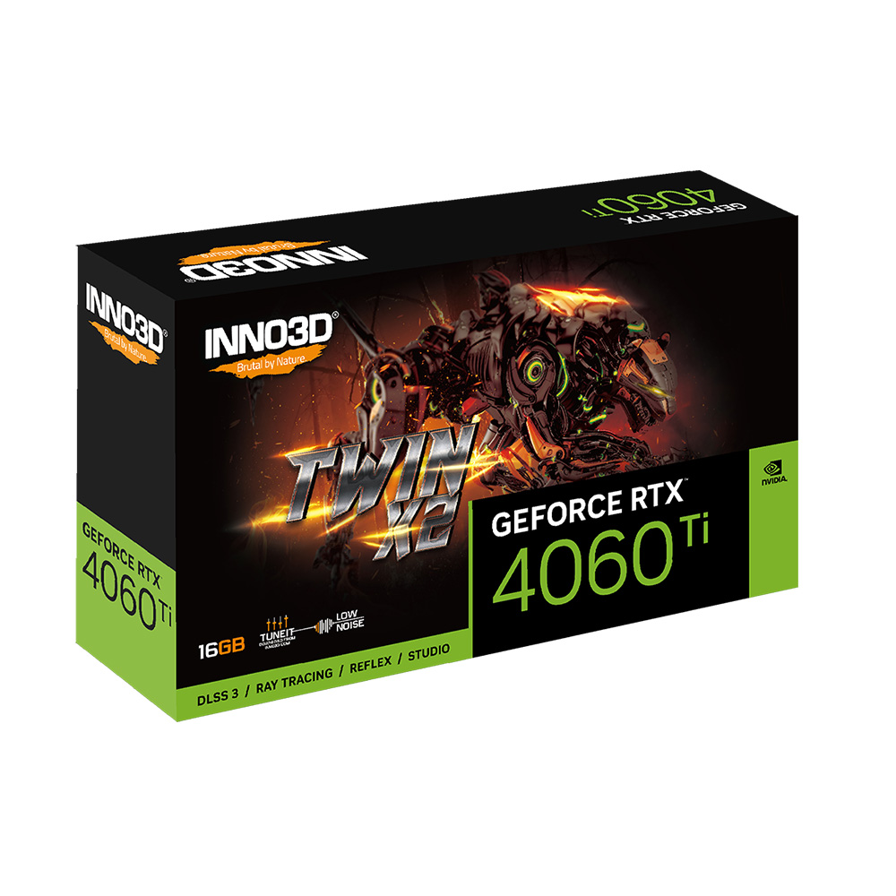 VGA INNO3D Geforce RTX 4060Ti 16GB TWIN X2 DDR6