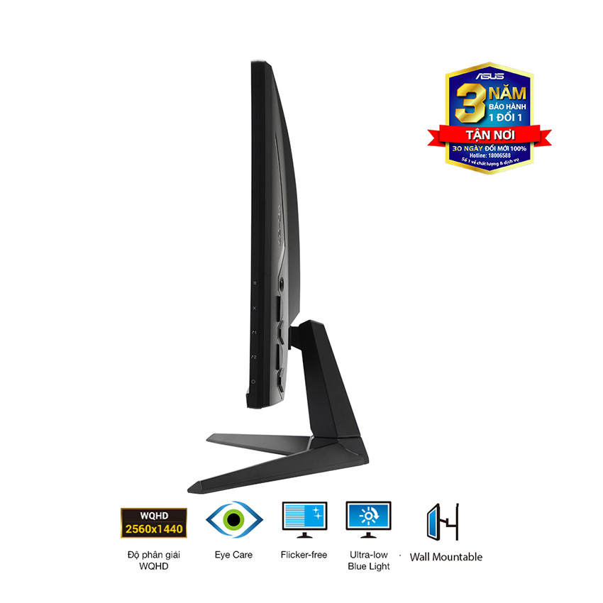 Màn Hình Gaming ASUS TUF Gaming VG27AQ3A (27 inch – QHD – IPS – 180Hz – 1ms – FreeSync)