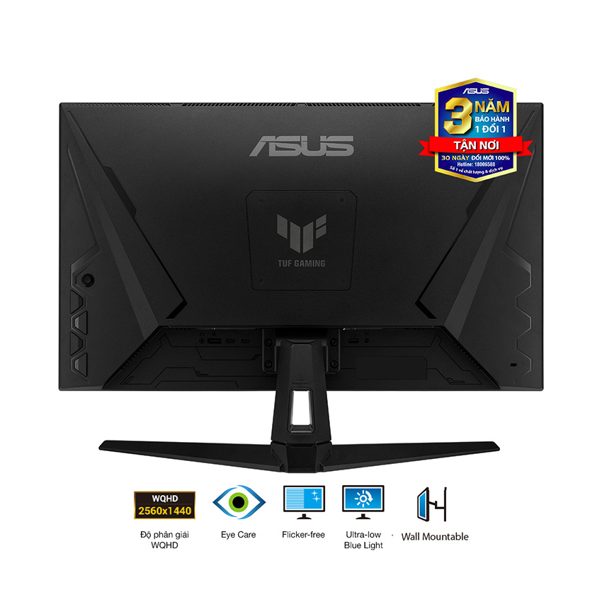 Màn Hình Gaming ASUS TUF Gaming VG27AQ3A (27 inch – QHD – IPS – 180Hz – 1ms – FreeSync)