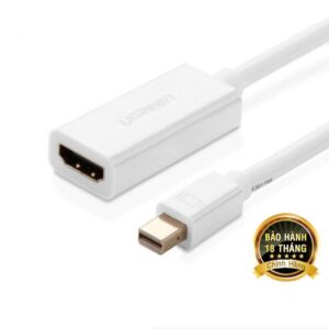 Cáp chuyển đổi từ Mini Displayport sang HDMI Ugreen 10460 (Trắng)