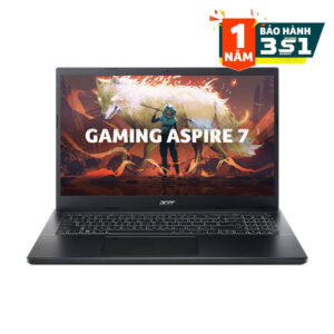 Laptop Gaming Acer Aspire 7 A715 76G 59MW – NH.QMYSV.001 (Core i5-12450H | RTX 2050 | 15.6 inch FHD, IPS, 144Hz | 8GB | 512GB SSD, Win 11 | Vỏ Nhôm)