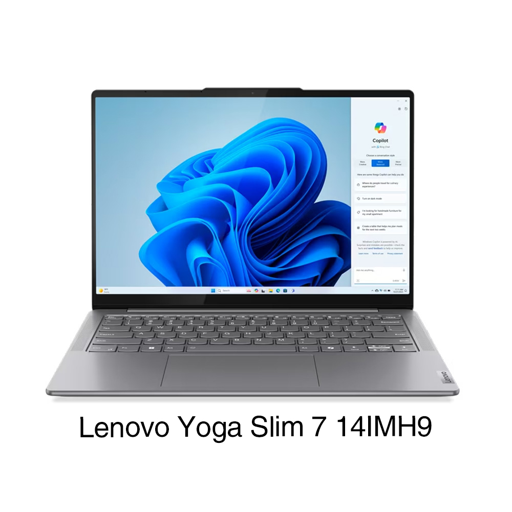 Laptop Lenovo Yoga Slim 7 14IMH9 83CV001UVN (Intel Core Ultra 7 155H | 512GB | 32GB | Intel Arc | 14 inch WUXGA OLED | Win 11 | Office | Xám)