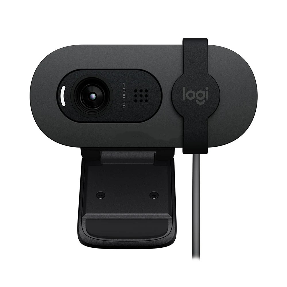 Webcam Logitech Brio 100 Full HD 1080p – Than chì
