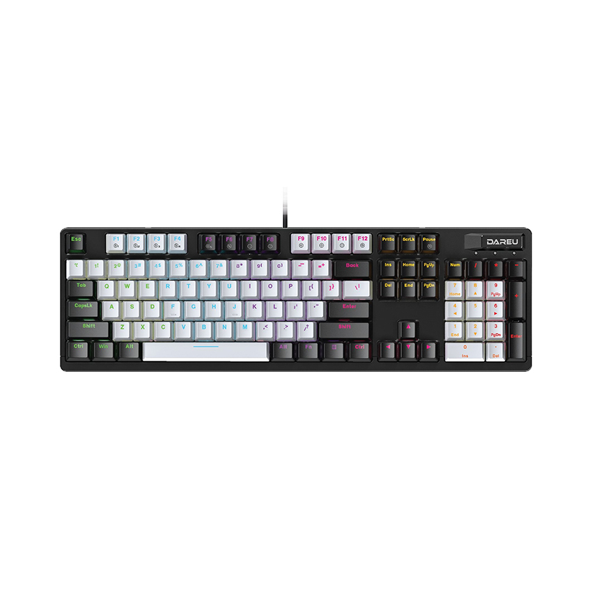 Bàn phím cơ DAREU EK1280X Black – Grey (Optical switch Blue)