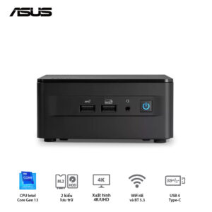 Mini PC NUC ASUS INTEL NUC 13 Pro ( Core i3-1315U | DDR4 3200 | Iris Xe | NVMe PCIe4.0 | Wi-Fi+Bluetooth) – RNUC13ANHi30000