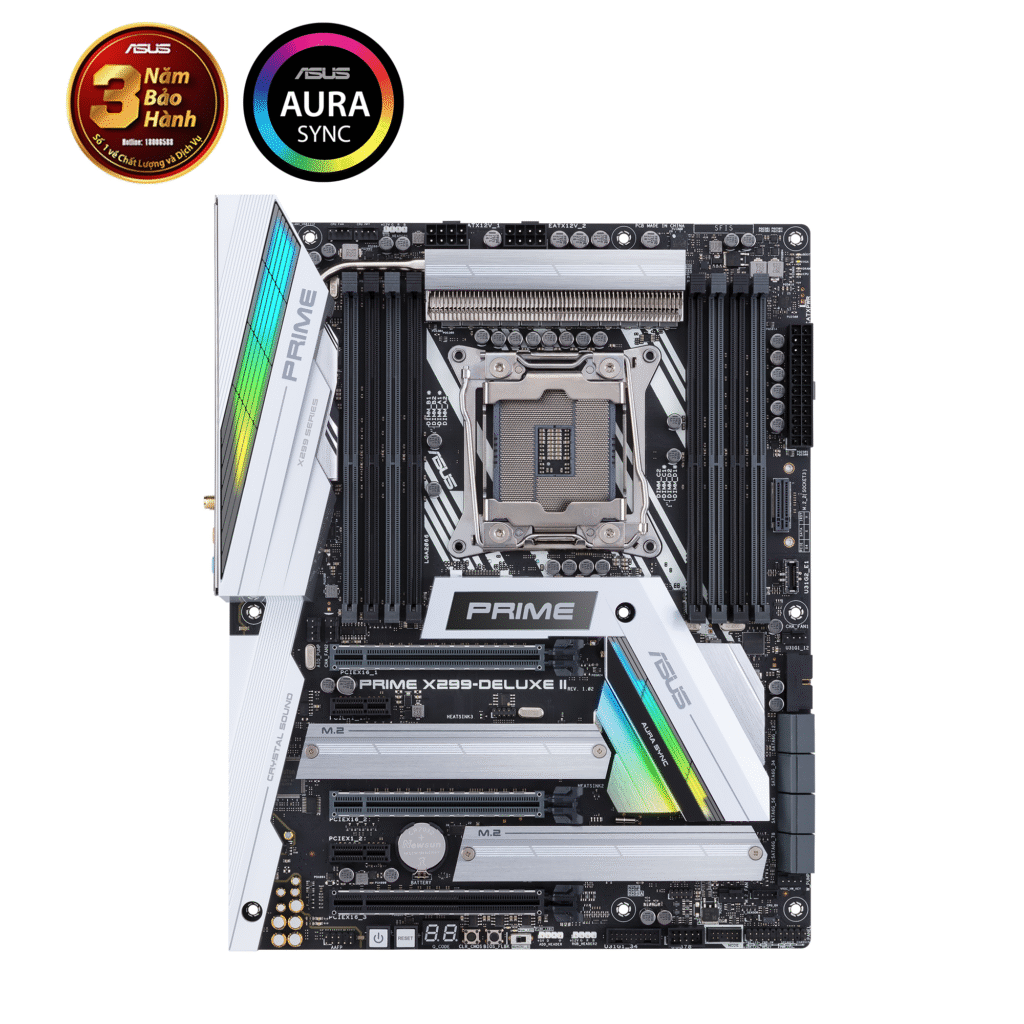 Mainboard Asus PRIME X299-DELUXE II (Intel LGA 2066, ATX, 8 khe RAM DDR4)