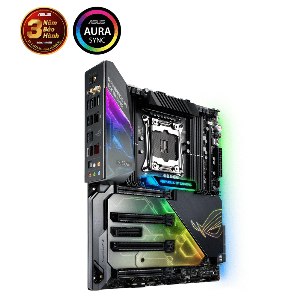 Mainboard Asus ROG RAMPAGE VI EXTREME (Intel X299, LGA 2066, E-ATX, 8 khe RAM DDR4)