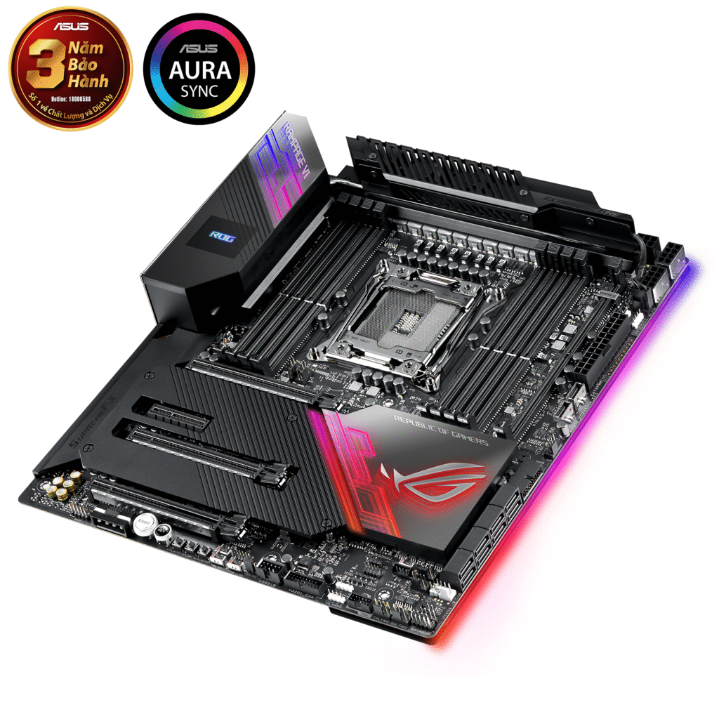 Mainboard Asus ROG RAMPAGE VI EXTREME ENCORE (Intel X299, LGA 2066, E-ATX, 8 khe RAM DDR4)