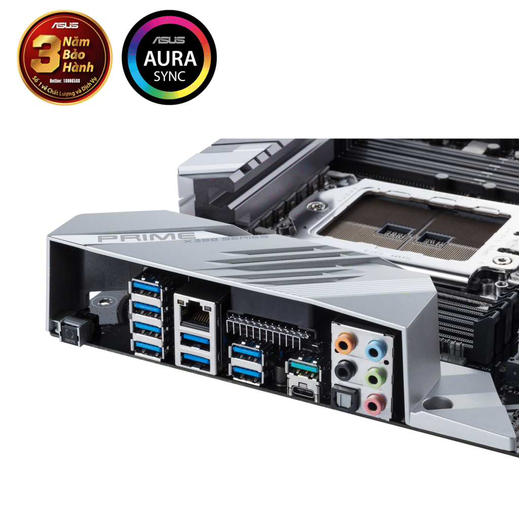 Mainboard Asus PRIME X399-E GAMING (AMD Socket TR4, ATX, 8 khe RAM DDR4)