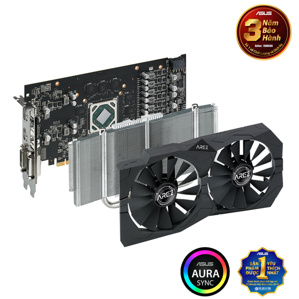 Card màn hình Asus ROG Strix Radeon RX 570 (ROG-STRIX-RX570-O4G-GAMING) 8 Card màn hình Asus ROG Strix Radeon RX 570 (ROG-STRIX-RX570-O4G-GAMING)