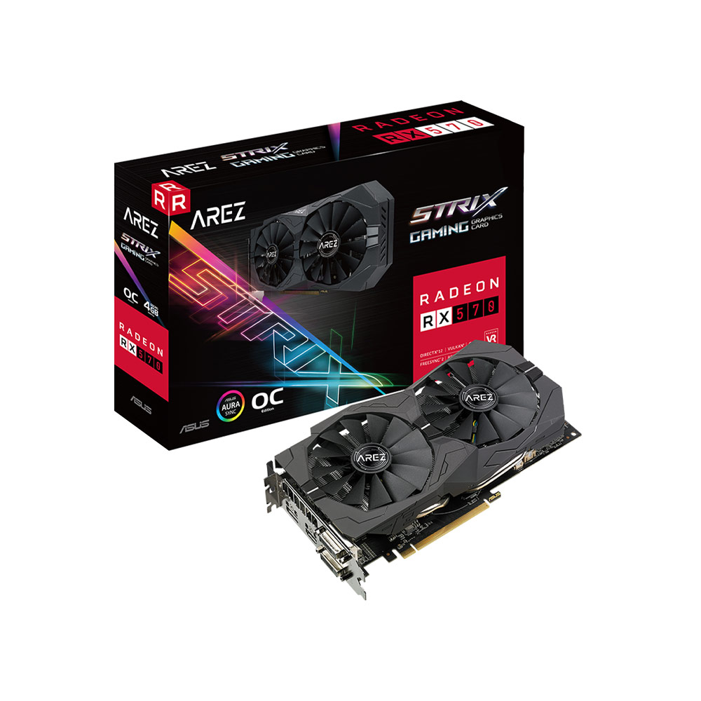 Card màn hình Asus ROG Strix Radeon RX 570 (ROG-STRIX-RX570-O4G-GAMING)