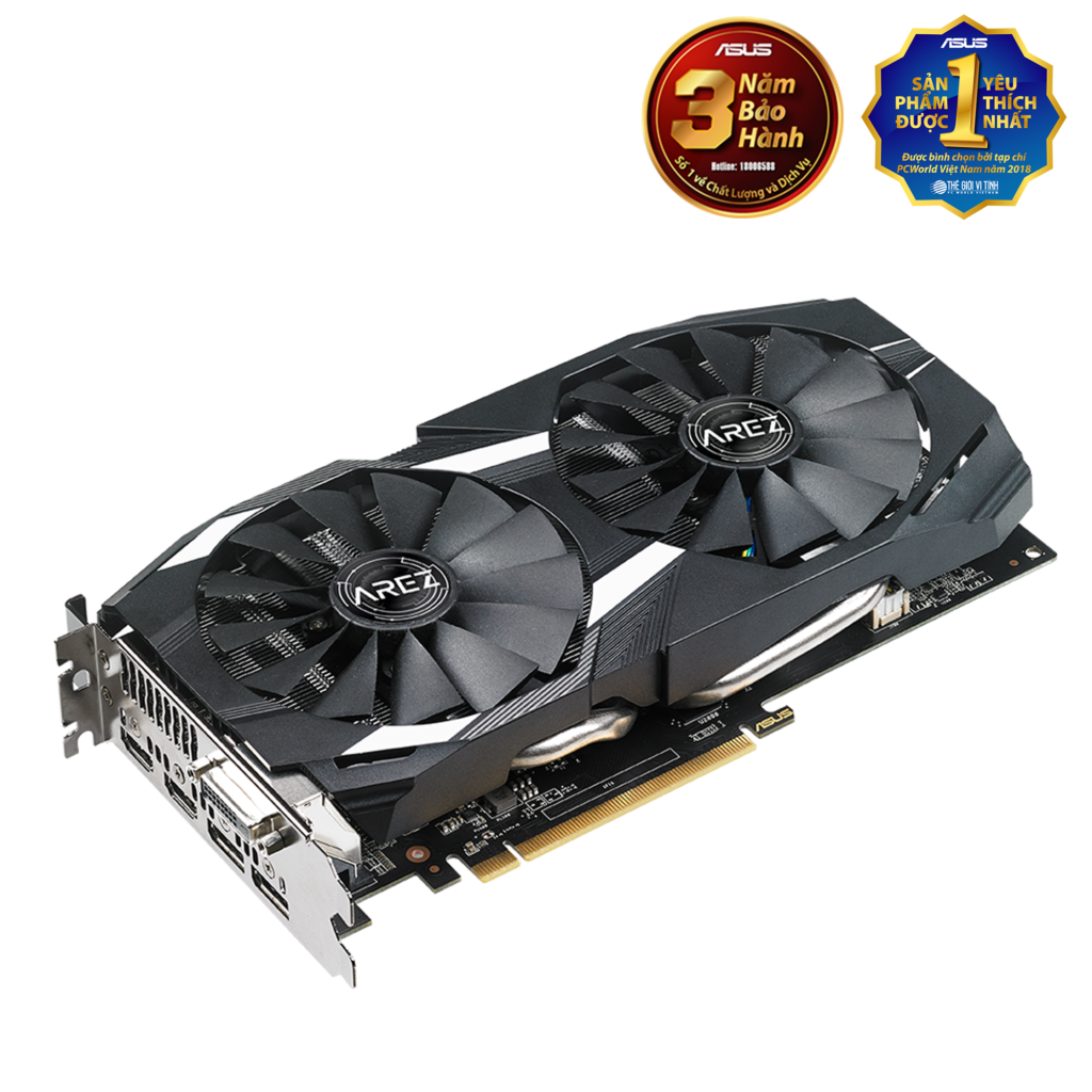 Card màn hình Asus Dual Radeon RX 580 OC (DUAL-RX580-O8G)