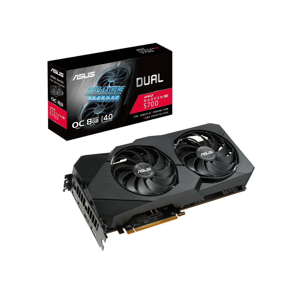 Card màn hình Asus Dual Radeon RX 5700 EVO (DUAL-RX5700-O8G-EVO)