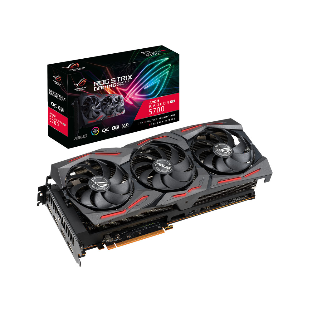 Card màn hình Asus ROG Strix Radeon RX 5700 (ROG-STRIX-RX5700-O8G-GAMING)