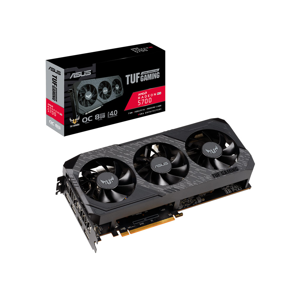 Card màn hình Asus TUF Radeon RX 5700 (TUF 3-RX5700-O8G-GAMING)