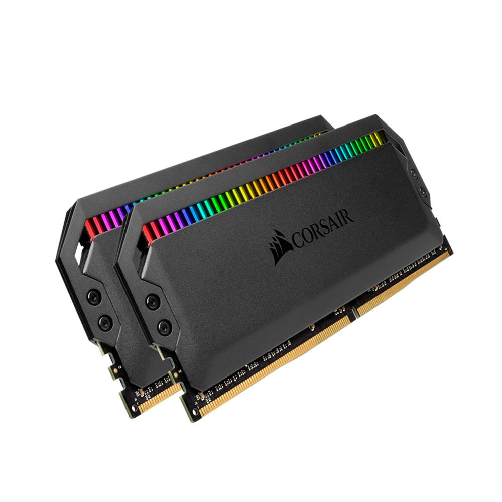 RAM Desktop Corsair Dominator Platinum RGB 16GB (2x8GB) DDR4 3000MHz (CMT16GX4M2C3000C15)
