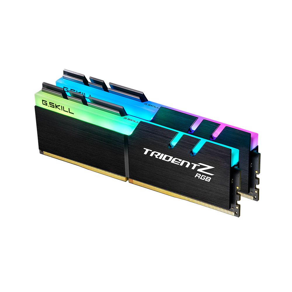 RAM Desktop GSkill Trident Z RGB 64GB (2x32GB) DDR4 3600MHz (F4-3600C18D-64GTZR)