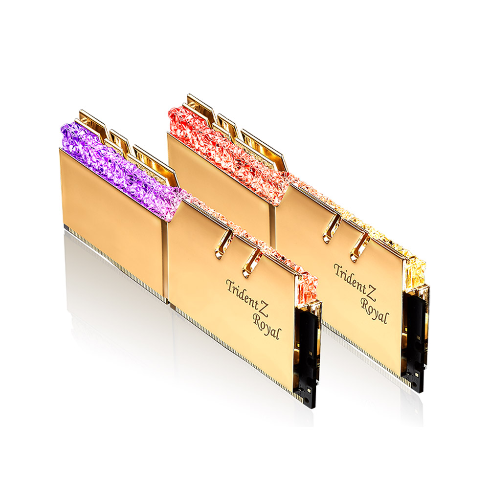 RAM Desktop GSkill Trident Z Royal 16GB (2x8GB) DDR4 3200MHz (F4-3200C16D-16GTRG)